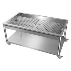 김장작업대 스텐 김장용 120x60x80두께 15mm, 1개