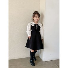 모모앤 리본원피스 블랙 5-15호 아동 키즈 주니어 여아 졸업식 하객룩 데일리룩 24봄