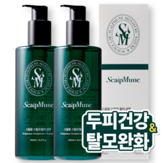 스칼뮨 두피케어 & 탈모완화 샴푸 두피쿨링, 2개, 500ml - 쿨링500ml