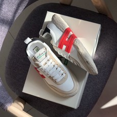 Hogan 남성 여성 패션 캐주얼 편안 고급 보행 운동화 플레이트 슈즈 H01628-10