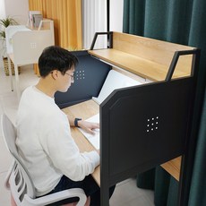 서울대학교 학생평가단추천! 특허받은 기능성 독서실책상, 블랙