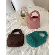 뽀글이 양털 미니백 토트백 겨울가방