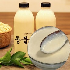 달티어 국산 콩국물 진한 콩물 콩두유 1000ml, 1L
