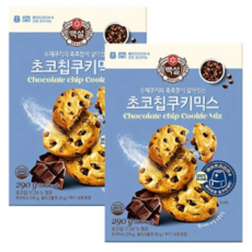 백설 초코칩 쿠키믹스, 290g, 2개