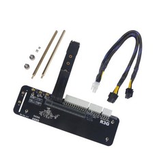 노트북 PC R43SG M.2 키 NVMe 외부 그래픽 카드 스탠드 브래킷 PCIe3.0 x4 라이저 케이블 ITX NUC VEGA64