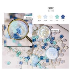 진주빛 벚꽃 씰링 입자 혼합 색상 소재 DIY 청첩장 스크랩북 120개, 01 120pcs No.2003