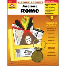 History Pockets: Ancient Rome Grade 4 - 6 Teacher Resource : Grades 4 - 6+, Evan-Moor Educational Publi..., 9781596732612, Evan-Moor Corporation