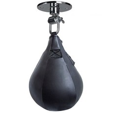 YSSHOP PU 복싱 스피드 볼 MMA 닷지 펀치 가방 운동 타격 Speedbag, 블랙