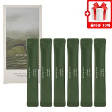 레시피앤코 녹차폭탄팩 녹탄팩 모공청소 저자극 깐달걀 팩 녹차꿀팩 6포, 녹탄팩 6포 + 자사로고 물티슈