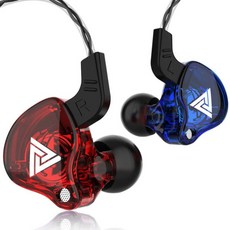 커스텀인이어 귀걸이이어폰 아이돌인이어 qkz ak6 스포츠 유선 헤드폰 다이내믹 3.5mm 잭 드라이브 바이 와이어 마이크 추가 베이스 핸드폰 헤드셋