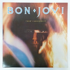 중고LP 초음파세척/ 본 조비 화씨 7800도/ BON JOVI 7800 FAHRENHEIT/ 1985년 라이센스/ 자켓 AA/ 음반 새것 MINT/ 해설지 있음