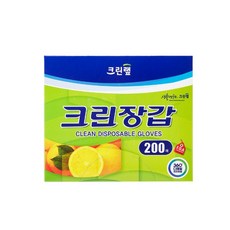크린랩 크린장갑 200매 일회용 위생장갑 주방장갑/비닐장갑/장갑/주방용품/일회용장갑, 1개, 쿠팡 1