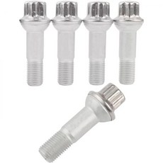 14mm x 1.5 휠 러그 볼트 OE 공장 휠 0009905407 ML500 S550 CL63 ML350 GLK350 CL500 GL450 팩 20개, Pack of 5, 1개