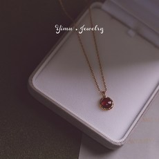빈티지가넷목걸이