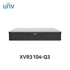 유니뷰 XVR3104-Q3 4채널 올인원 DVR 녹화기 최대 8MP 지원, DVR용 3TB, 1개 - 유니뷰dvr