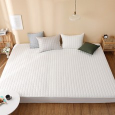 순면 누빔 패밀리 침대 매트리스 커버 SS+SS (220x200)