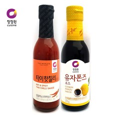 다양한 요리소스!! <1+1>청정원 타이핫칠리소스235g+유자폰즈소스225g, 1세트