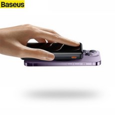 베이스어스 맥세이프 보조배터리 20W 10000mAh 스탠드 충전, 화이트