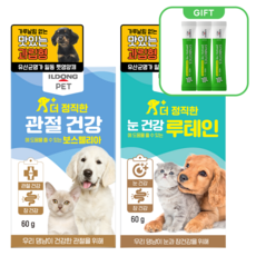 일동펫 강아지 비오비타펫 관절건강+눈건강 루테인 영양제 2개 세트 (+신바이오틱스 3P 증정)