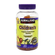 커클랜드 어린이용 멀티 비타민 160정 (구미) Kirkland Childrens Complete Multicitamin 160gummies, 1개