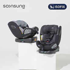 아크 올인원 아이사이즈 회전형 카시트 (ISOFIX) 색상선택 / 선쉐이드+소프트의자