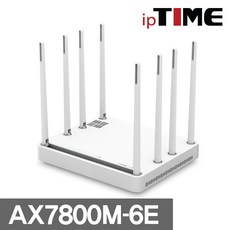 ipTIME 기가비트 유무선공유기 AX7800M-6E, ipTIME AX7800M-6E, 1개