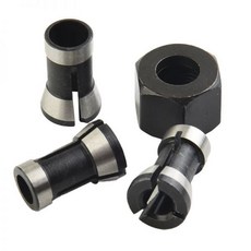 미니드릴 조각 트리밍 기계 척 변환용 라우터 비트 생크 어댑터 1/4 인치 6mm 6.35mm 8mm 트리머 콜릿 척 세트당 4 개