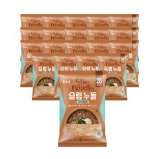 1am 곤약면 슬림누들 200g, 메밀곤약면 20개, 20개
