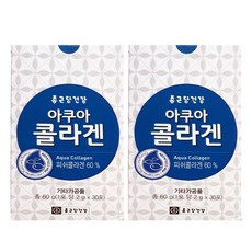 종근당건강 아쿠아콜라겐 (2gx30포x2박스), 60g, 2개