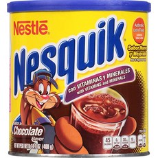 Nesquik 파우더 드링크 믹스 초콜릿 399.7g14.5온스, Nesquik 파우더 드링크 믹스 초콜릿 399.7g1, 400g, 1개