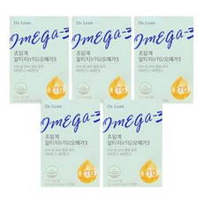 닥터린 초임계 알티지 오메가3, 30정, 5개