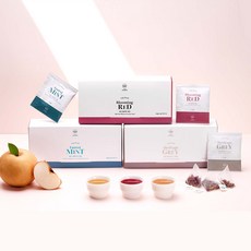쇼핑백 세트 프리미엄 배 블렌딩티 티즌 나주 블렌드 티백 선물패키지 3종 2.2g 20개입 정지영 티백선물세트, 포장 없음, 1박스, 헤리티지 그레이 Heritage grey