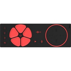 J-Play MIDI 컨트롤러용 드럼 패드 액세서리 - 12개의 드럼 패드 및 이펙트 존 전용 음악 앱 포함 플러그 앤 플레이 음악 악기 워터 에디션, Guitar Pad Fire Edition, 1개