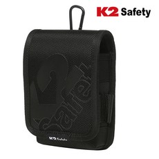 K2 그리드 파우치 수납용 보조가방, 블랙
