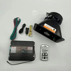 자동차경보기 무선 사이렌 12V 24V 확성기 화재 트위터 400W, 듀얼 스피커, 만능형, 200W 뿔, 1개