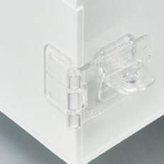 책상서랍부속 투명 걸쇠 자물쇠 걸고리 경첩 잠금 아크릴 도구 국산 50x20mm, 상품, 1, 1개
