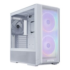 리안리 LANCOOL 216 RGB (White) 하얀색 미들케이스