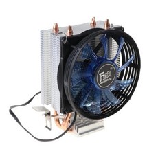 CPU 쿨러 마스터 2 순수 구리 히트 파이프 팬 블루 라이트 프리즈 타워 냉각 시스템 PWM 팬, 1개, 단일, 단일, 1개