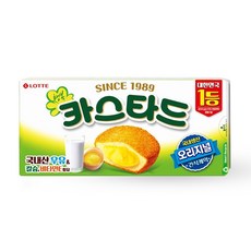 롯데 카스타드 오리지널, 138g, 1개