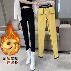 혜림상사 블랙 팬츠 여자 하이웨이스트 슬림 벨크로 팬츠