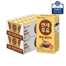 연세두유 16곡 꿀선식 두유 48팩