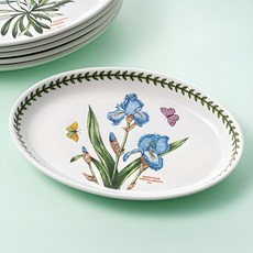 포트메리온 보타닉가든 오벌 플래터 접시 27cm, 단품, 1개, 랜덤 발송 단품, 1개, 랜덤발송