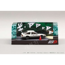 도요타 1:64 HobbyJapan Toyota Initial D AE86 이니셜D 다이캐스트 합금 자동차 모델, C