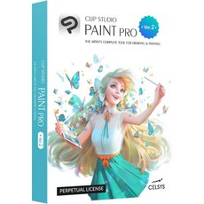 CLIP STUDIO PAINT PRO 버전 2 | 영구 라이센스 마이크로소프트 윈도우 및 macOS용