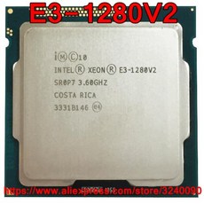 기존 인텔 제온 CPU 프로세서 3.60 1155 GHz 8M 쿼드 코어 소켓 1280 안심배송 E3 V2 E3-1280V2, 한개옵션0
