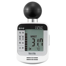 타니타 Tanita 흑구식 열사병 지수계 TC300NWH JISB 79222023 준거, 1개
