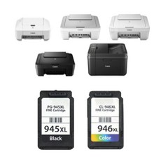 캐논 MG 3090 잉크 블랙 컬러 호환 PG-945XL CL-946XL 프린터 PIXMA 2490 2590 2990 MX 499, 1개입, 검정색 대용량 PG945XL 1개입, 검정색 대용량 PG945XL