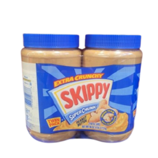코스트코 SKIPPY 스키피 크런치땅콩버터 1.36KG X 2개입 / 청크 피넛 버터, 2개