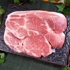 한돈 보성녹차먹인 목살 구이용 1kg 형제 고깃간 갬성캠핑용 차박, 단품, 단품