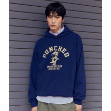 NOPNOG 테리/피치기모 빈티지 캥거루 후드티